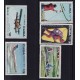 CUBA 1974 SERIE COMPLETA DE ESTAMPILLAS NUEVAS MINT AVIONES